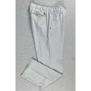 Adidas Lightweight Flat Front Microfiber Golf Pants. Light Gray, Men's 33X29 EUC